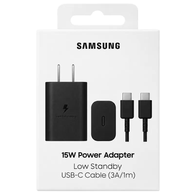 Cargador Samsung USB-C 15W EP-T1510XBEGCA - Black