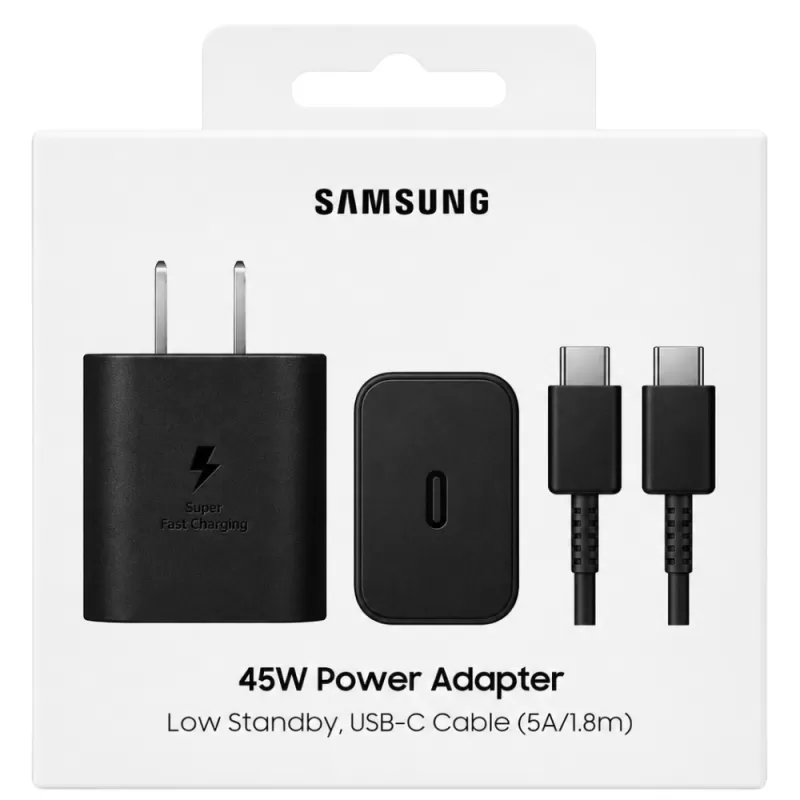 Cargador Samsung EP-T4511XBEGMX USB-C 45W - Black