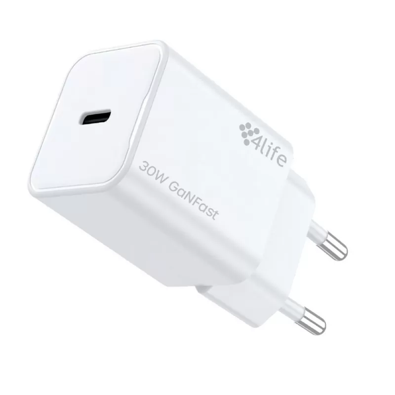 Adaptador 4Life FL8230CGW 30W USB-C - White