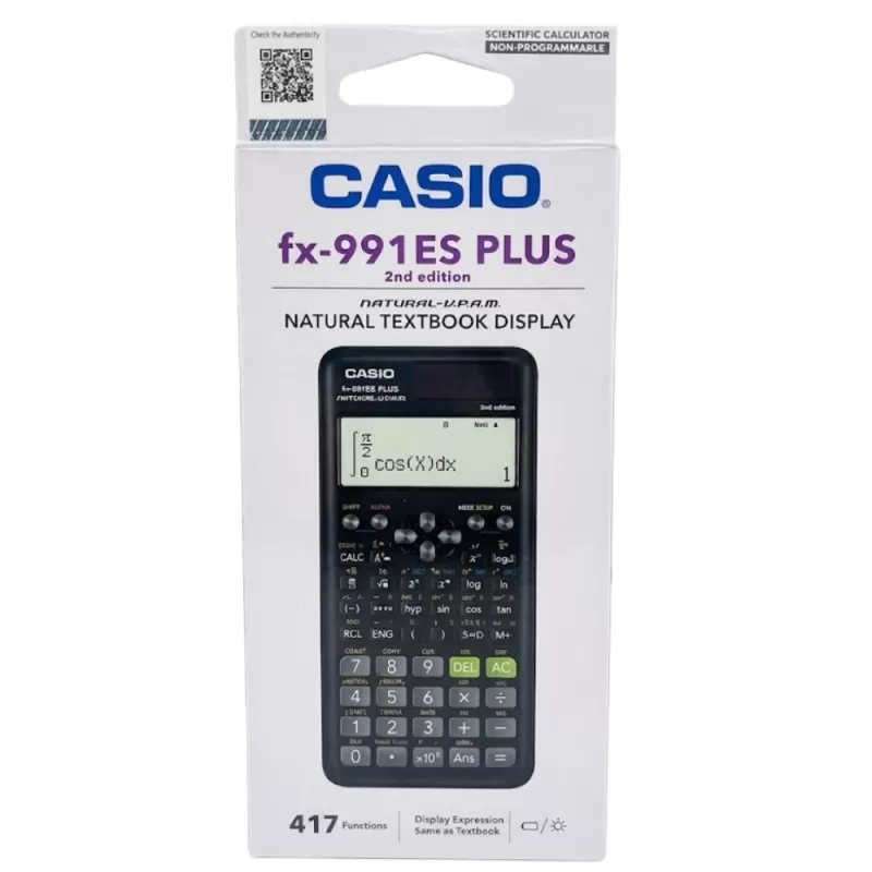 Calculadora Científica Casio FX-991ES Plus 2nd Edition - Black