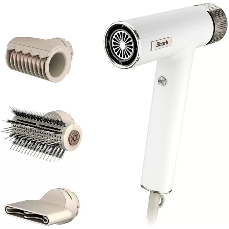 Secador Multiestilizador Shark Ninja Speed Style 3 en 1 HD331 1700W 110V - White