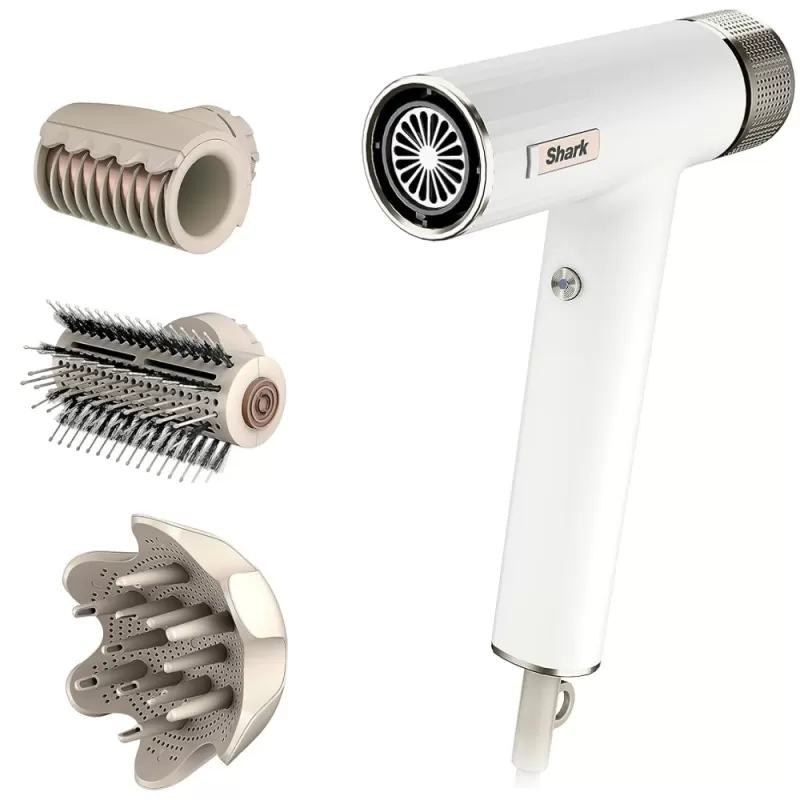 Secador Multiestilizador Shark Ninja Speed Style 3 en 1 HD332 1700W 110V - White
