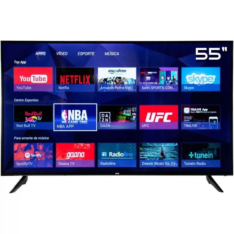 Smart TV LED HYE 55" HYE55ATUH 4K Ultra HD