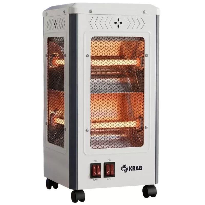 Estufa Eléctrica Krab Cuarzo KBEC2000 2000W 220V - White