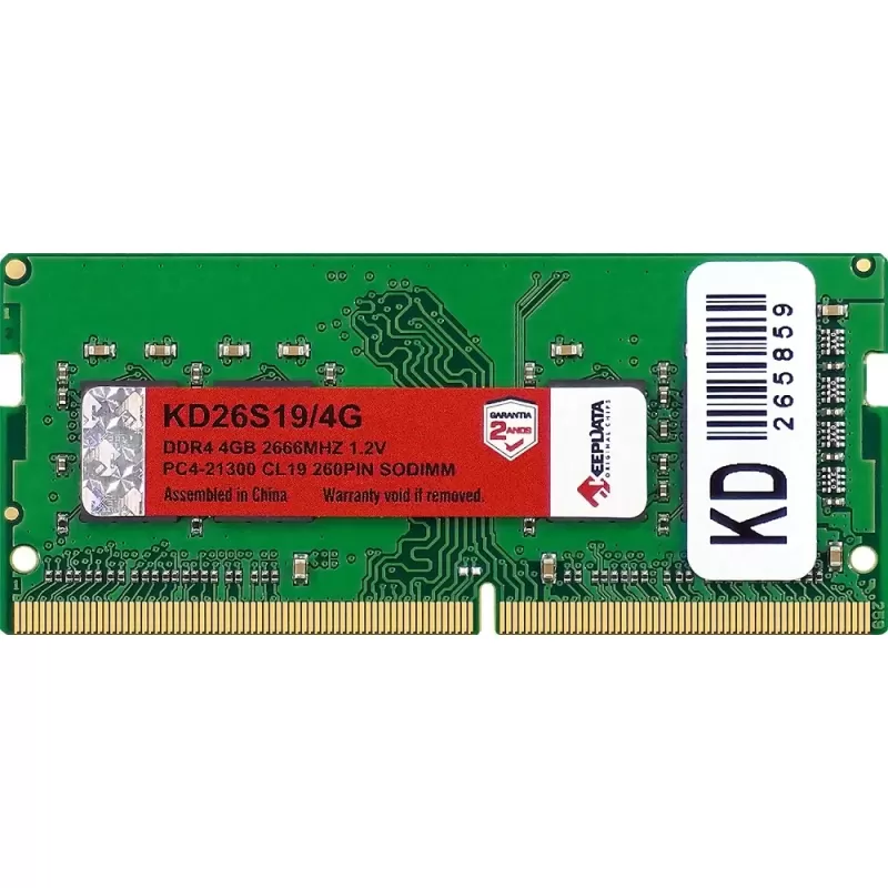 Memoria RAM para Notebook KeepData KD26S19/4G 4GB DDR4 2666MHz