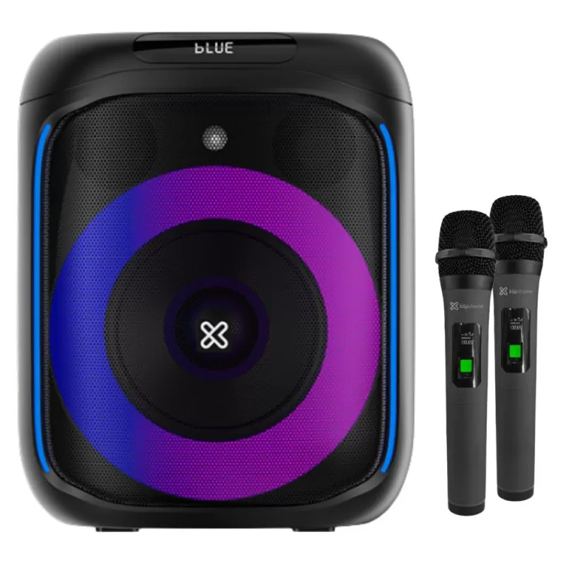 Speaker Klip Xtreme BoomBlaster Pro KLS-655-2M + 2 Wireless Mic Bluetooth - Black