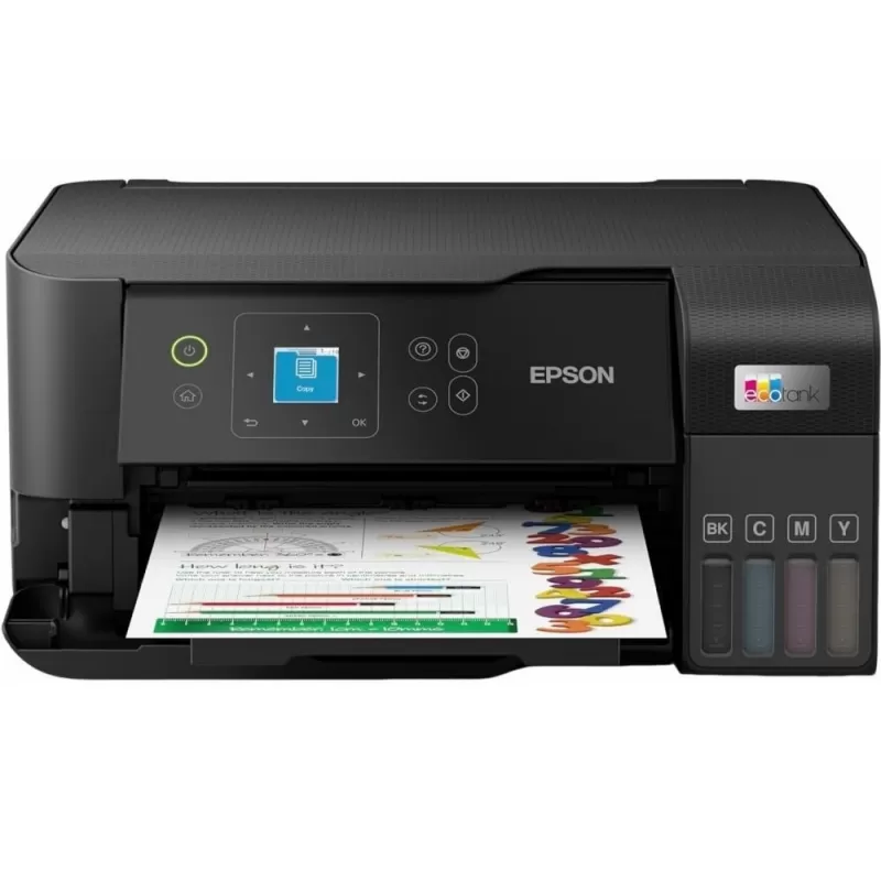 Impresora Multifuncional Epson EcoTank L3560 Wi-Fi 2V - Black