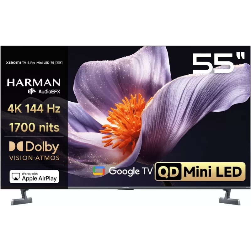 Smart TV QD-Mini LED Xiaomi 55" S Pro (2026) L55MB-SPH 4K Ultra HD