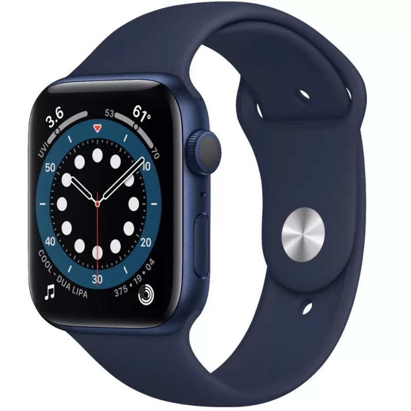Appple Watch Series 6 44mm M00J3LL/A2292 Blue/Deep Navy Sport Band 