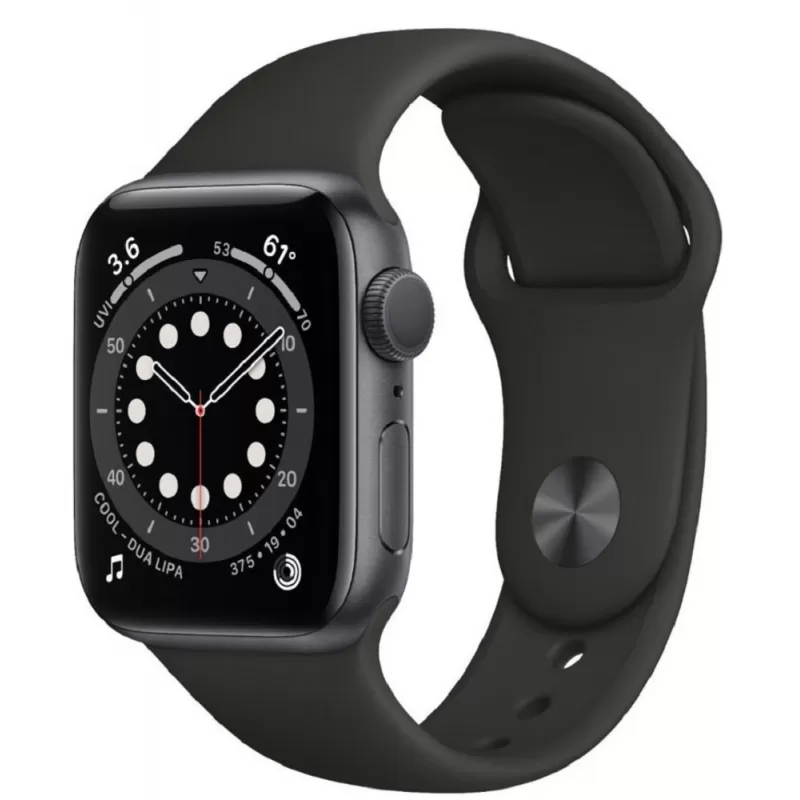 Apple Watch Series 6 40mm MG133LL/A2291 Space Gray/Black Sport Band