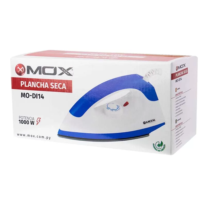 Plancha Seca Mox MO-DI14 1000W 220V - Blue/White