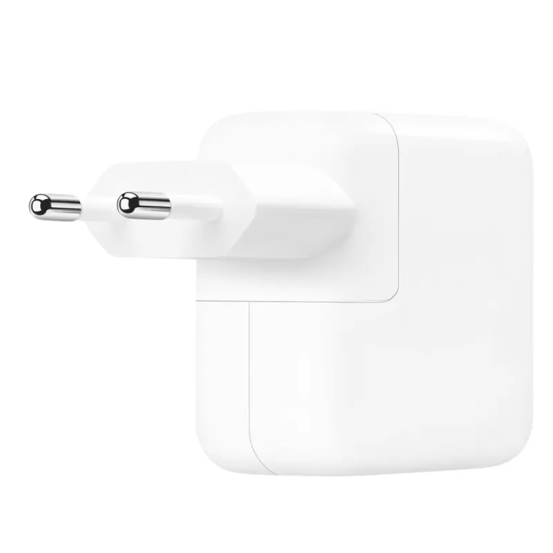 Apple Power Adapter Dual USB-C MW2K3ZM/A 35W - White