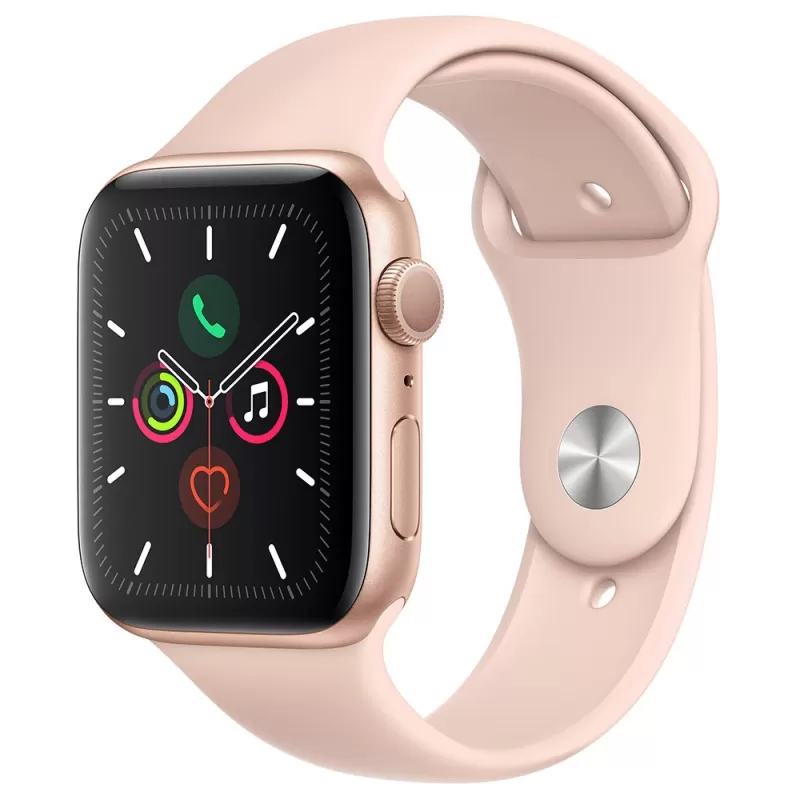 Apple Watch Series 5 44mm MWVE2LL/A2093 Gold/Pink Sand Sport Band                  