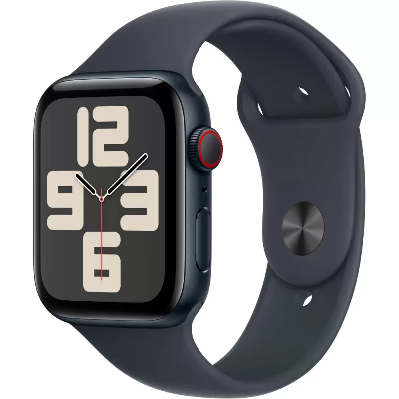 Apple Watch SE 2nd Generation MXG23LL/A 44mm (GPS+Celular) - Midnight Aluminum/Sport Band