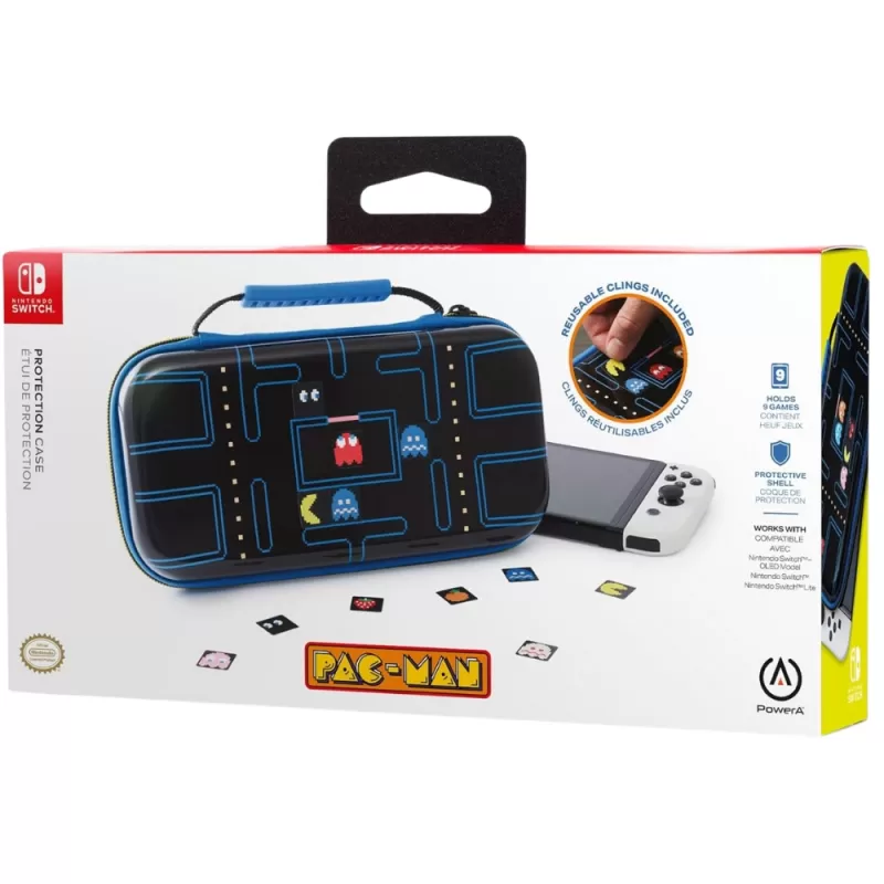 Estuche Protector PowerA para Nintendo Switch - Pac-Man Retro Arcade (PWA-A-14191)