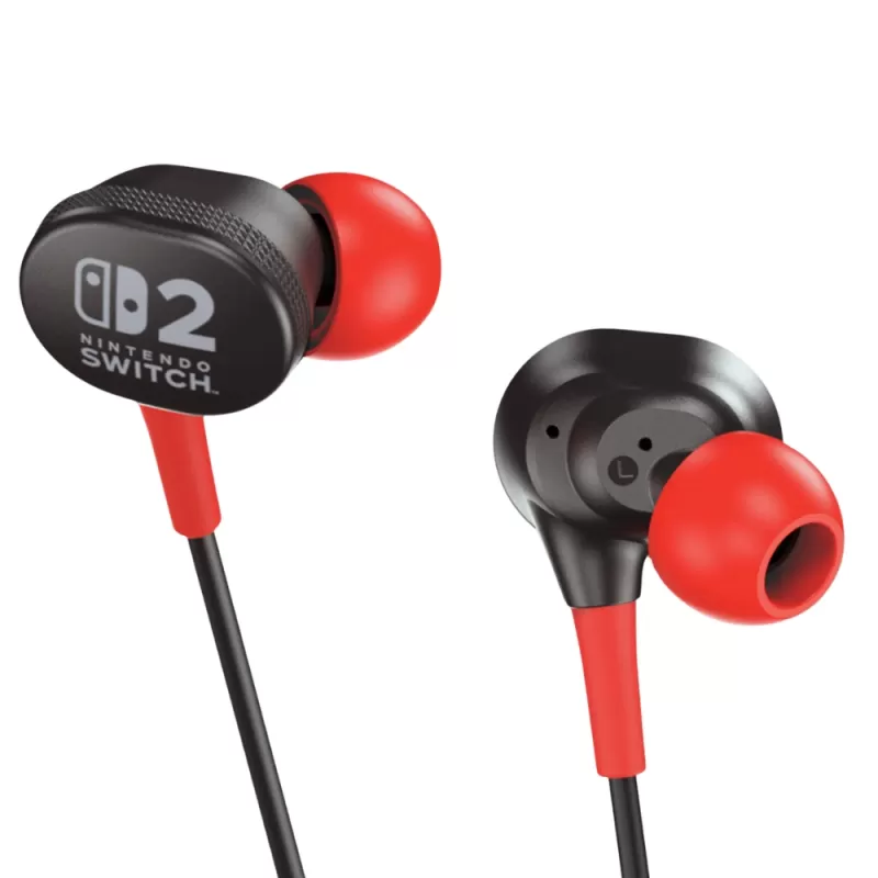 Auricular PowerA para Nintendo Switch 2 - Black/Red (NSHS0531-01)