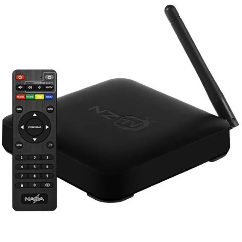 Receptor IPTV Nazabox NZ TV2 4K Ultra HD - Black