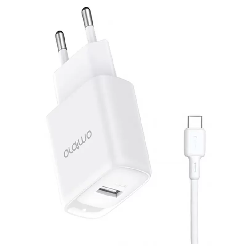 Cargador Oraimo OCW-E66S+C53 USB-A/USB-C 10W - White