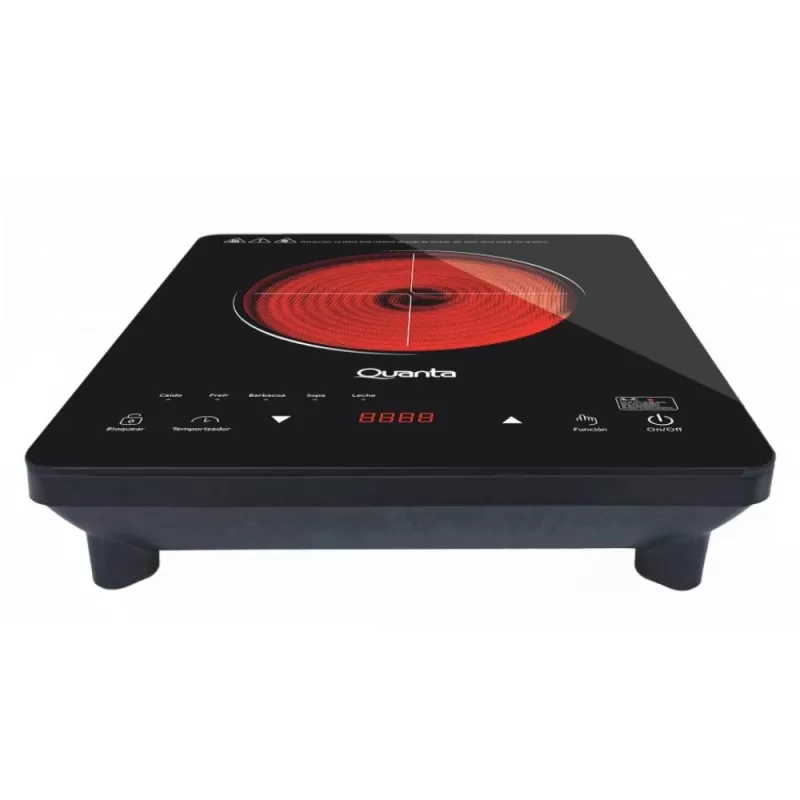 Cocina Eléctrica Infrarroja Quanta QTCEI200 2000W 220V - 1 Hornalla