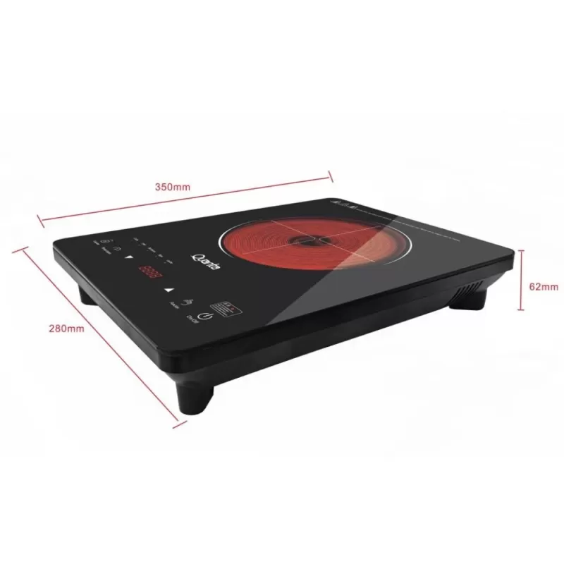 Cocina Eléctrica Infrarroja Quanta QTCEI200 2000W 220V - 1 Hornalla