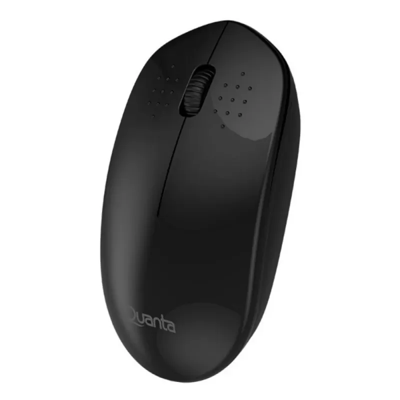 Mouse Wireless Quanta Click Silencioso QTMSS10 USB - Black