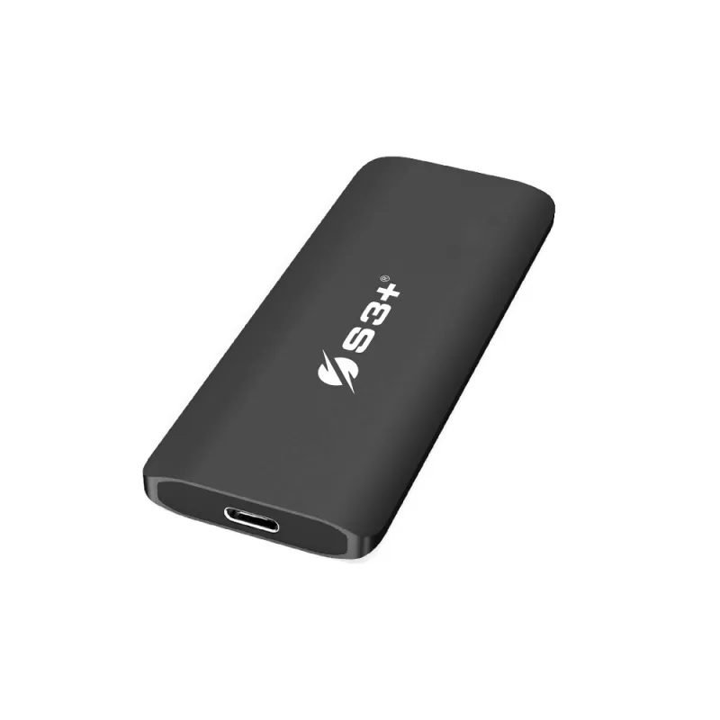 HD SSD Externo S3+ S3SSDE1T0BKPRO USB-C 1TB 