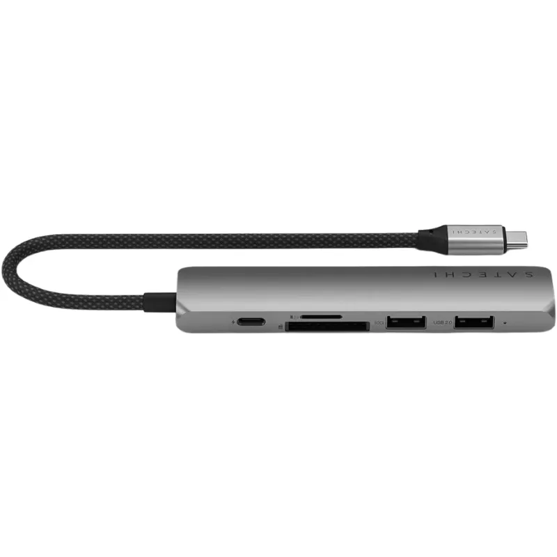 Hub Satechi ST-P6SM Multiport 6 en 1 - Space Gray