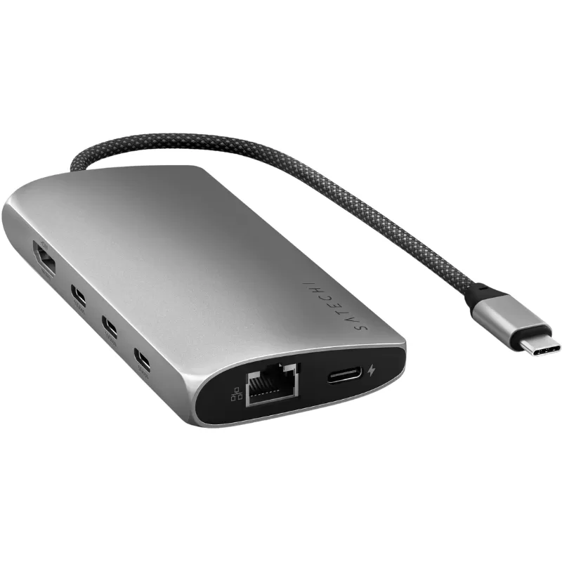Hub Satechi ST-P8KEM Multiport 8 en 1 - Space Gray
