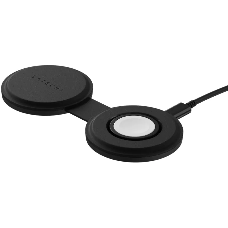 Cargador Wireless Satechi ST-QTG21K Onthego 2-En-1 - Black
