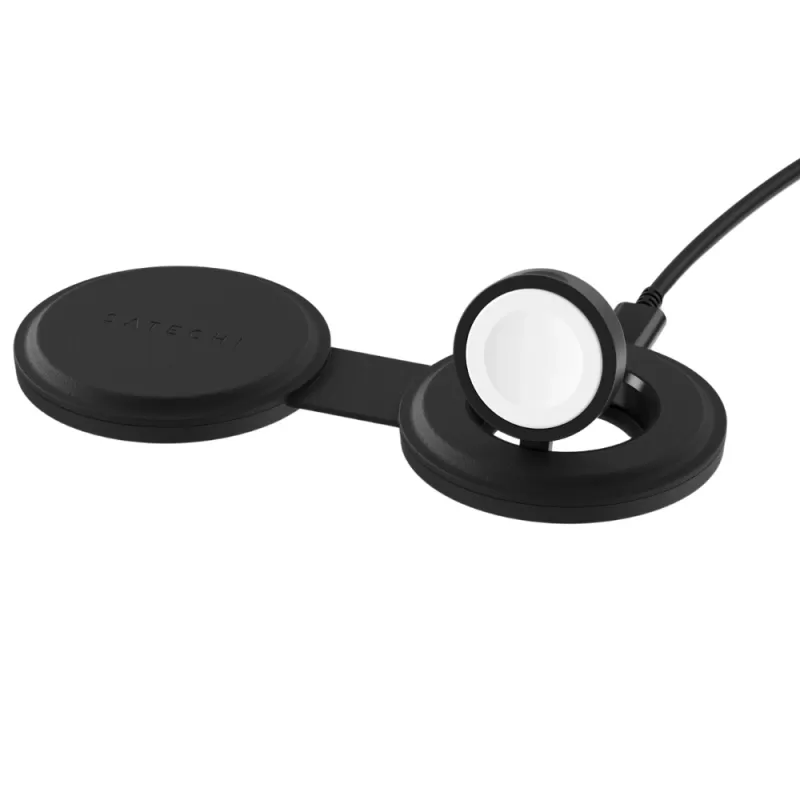 Cargador Wireless Satechi ST-QTG21K Onthego 2-En-1 - Black