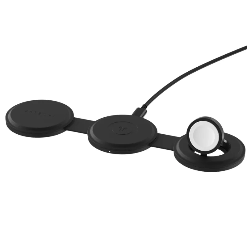 Cargador Wireless Satechi ST-QTG31K Onthego 3-En-1 - Black