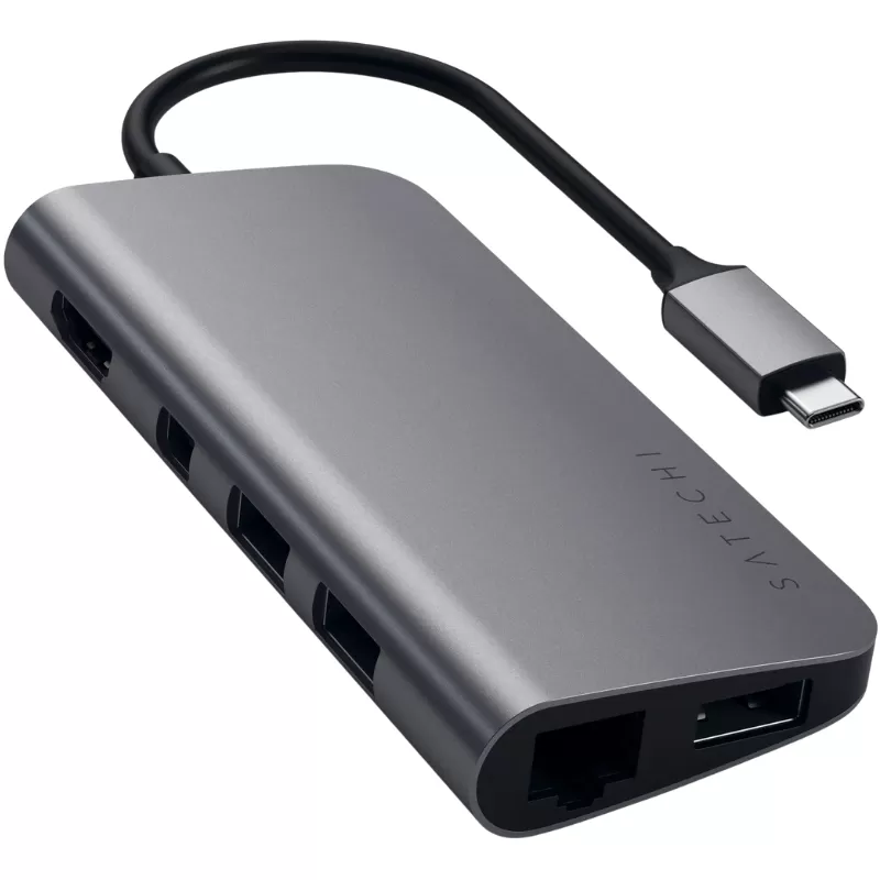 Hub Satechi ST-TCMM8PAS 9 en 1 - Space Gray