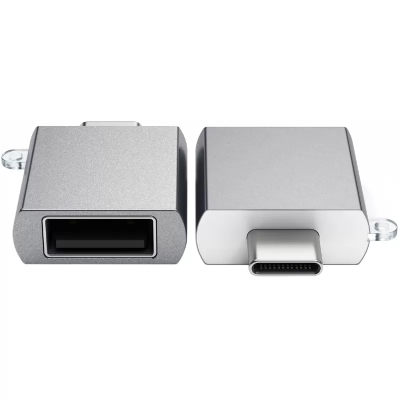 Adaptador Satechi ST-TCUAM USB-C a USB-A Aluminum - Space gray