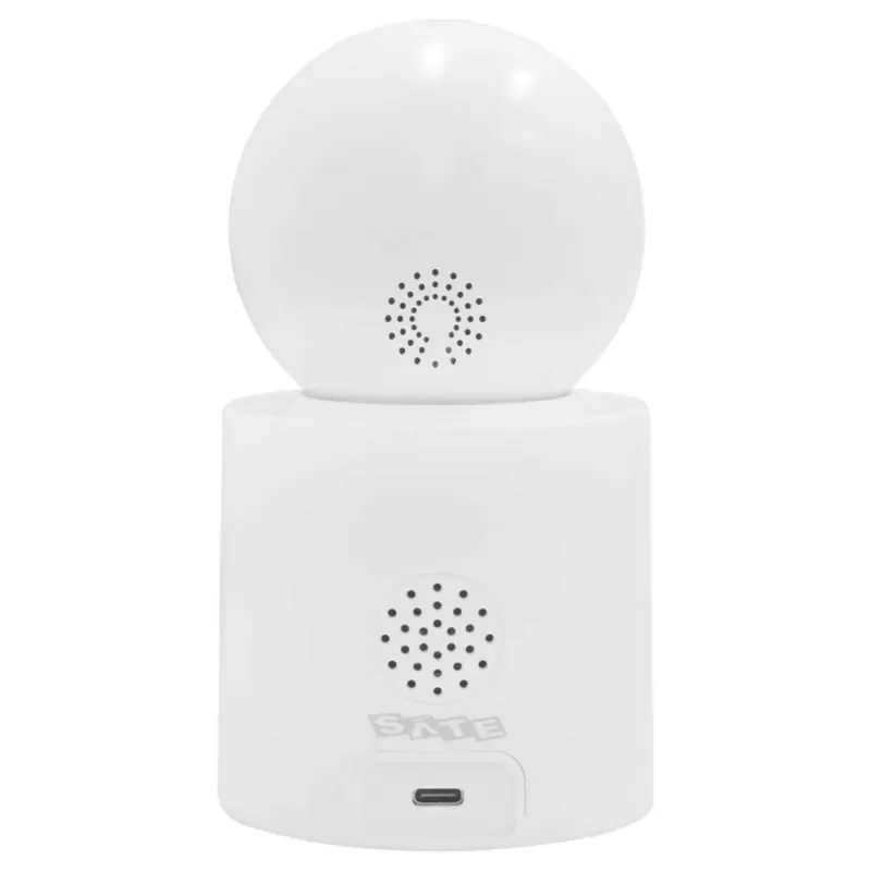 Cámara IP Sate A-CAM011M Con Monitor HD 2.8" Wi-Fi 2V - White