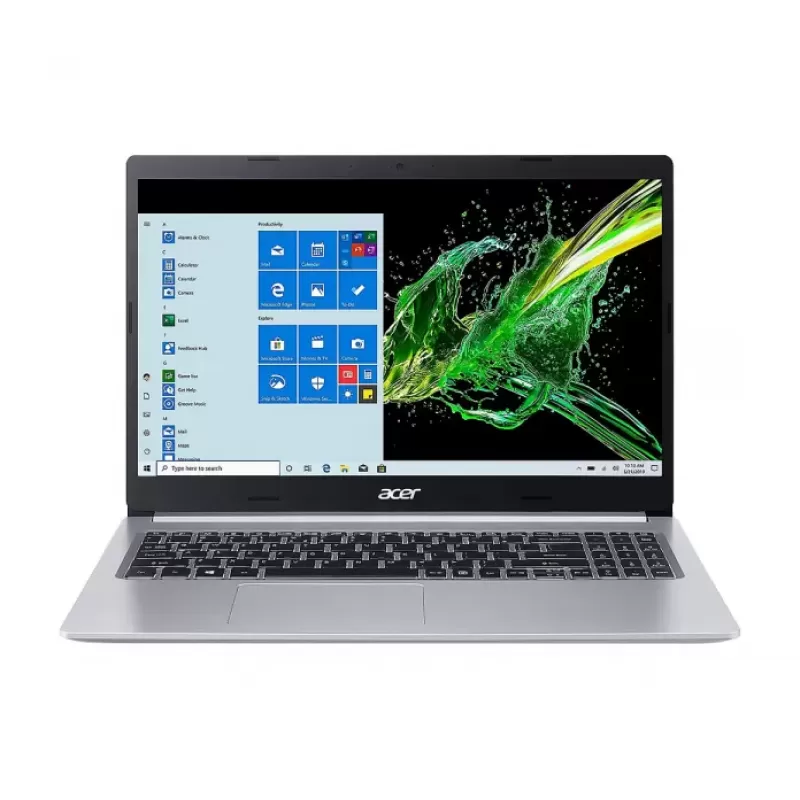 Notebook Acer Aspire 5 A515-55-378V de 15.6" FHD con Intel Core i3-1005G1/4GB RAM/128GB SSD - Pure Silver