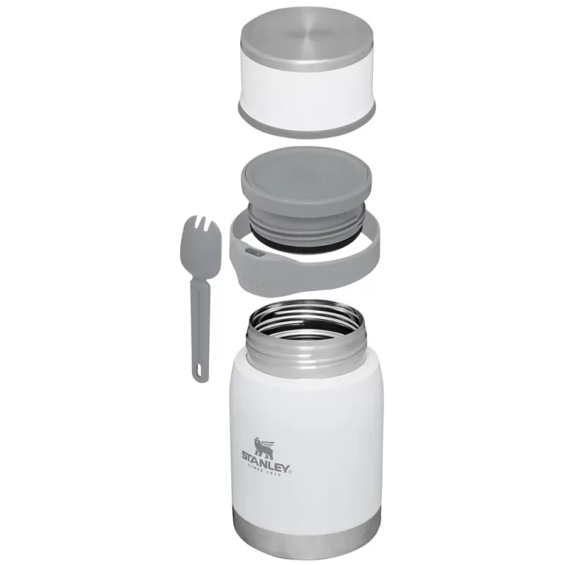 Pote Térmico + Tenedor/Cuchara Stanley The Adventure To-Go Food Jar 710ml - White