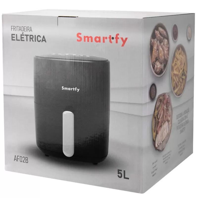 Freidora Eléctrica Smartfy AF02B 1500W 5L 220V - Black