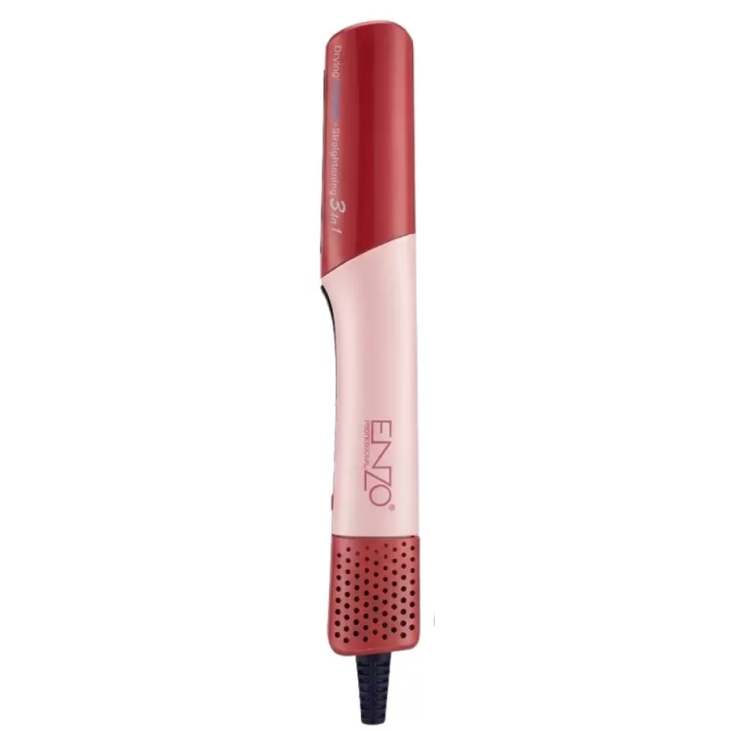 Alisador Enzo Air BLDC Motor EN-3133-4 3 en 1 1500W 220V  - Red/Pink