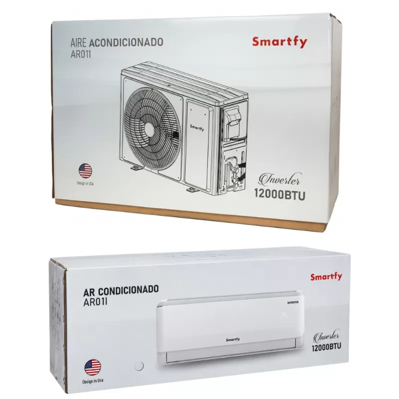 Aire Acondicionado Smartfy AR01I Inverter 12.000BTU 220V/60Hz - White