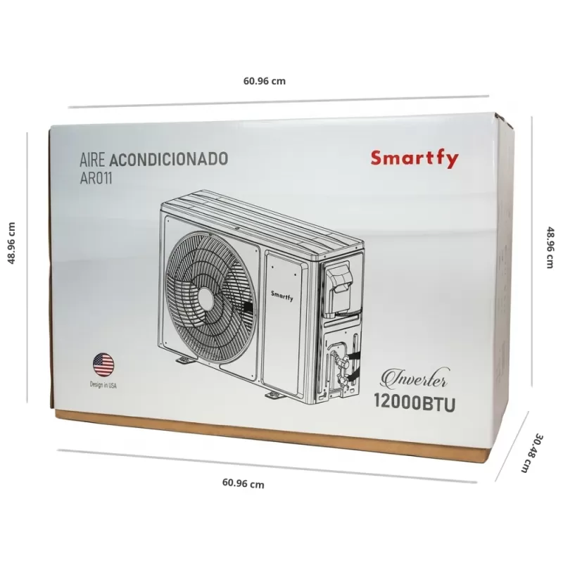 Aire Acondicionado Smartfy AR01I Inverter 12.000BTU 220V/60Hz - White