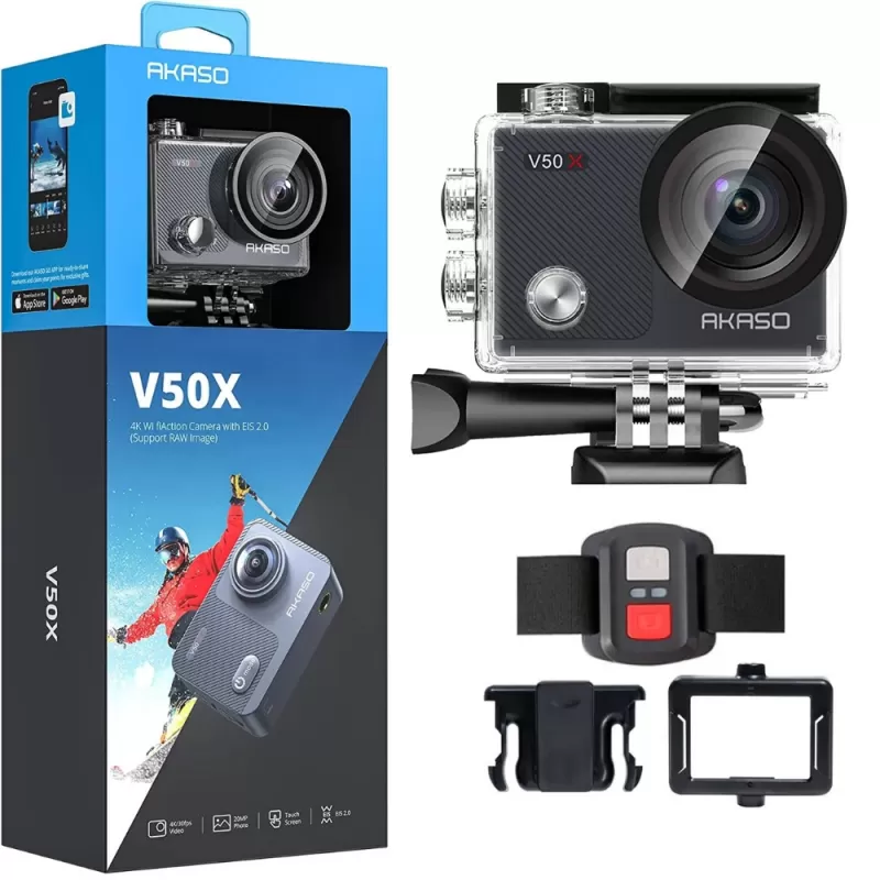 Cámara de Acción Akaso V50 X 20MP 4K Wi-Fi - Gray Cámara de Acción Akaso V50 X 20MP 4K Wi-Fi - Gray