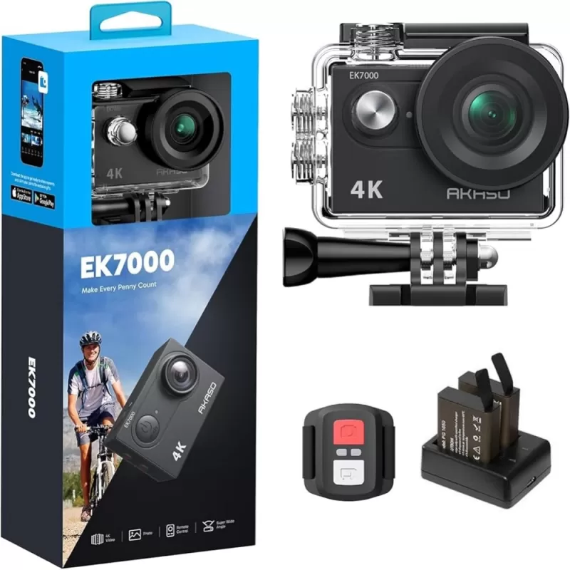 Cámara de Acción Akaso EK7000 20MP 4K Wi-Fi - Black Cámara de Acción Akaso EK7000 20MP 4K Wi-Fi - Black