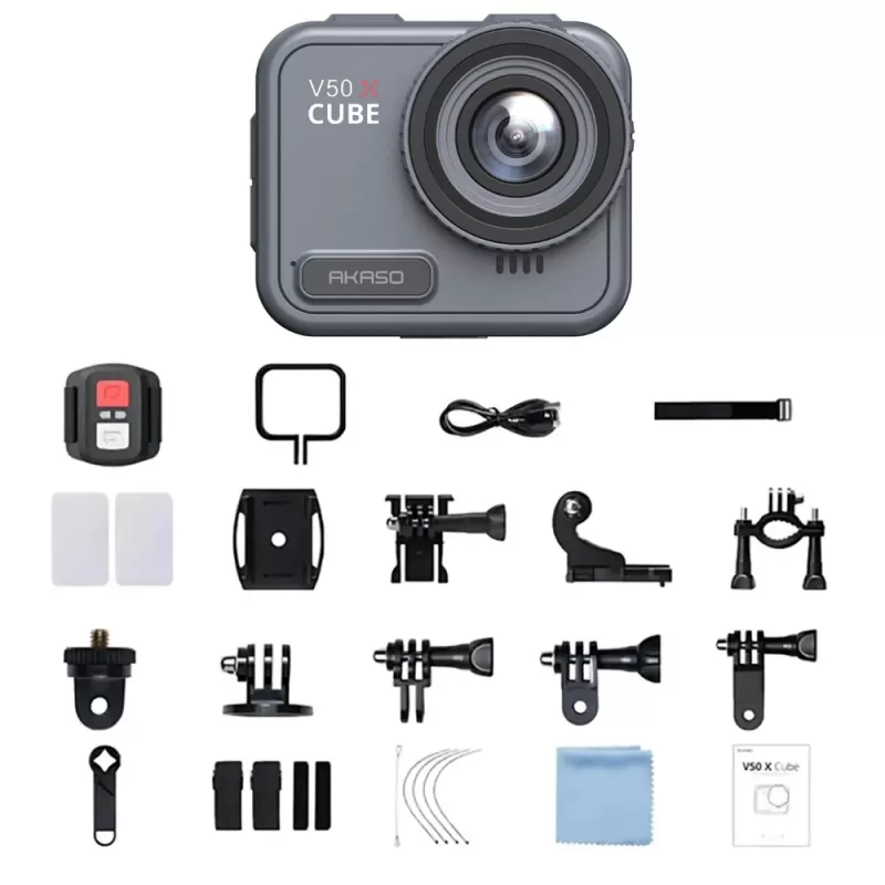 Cámara de Acción Akaso V50 X Cube 20MP 4K Wi-Fi - Gray Cámara de Acción Akaso V50 X Cube 20MP 4K Wi-Fi - Gray