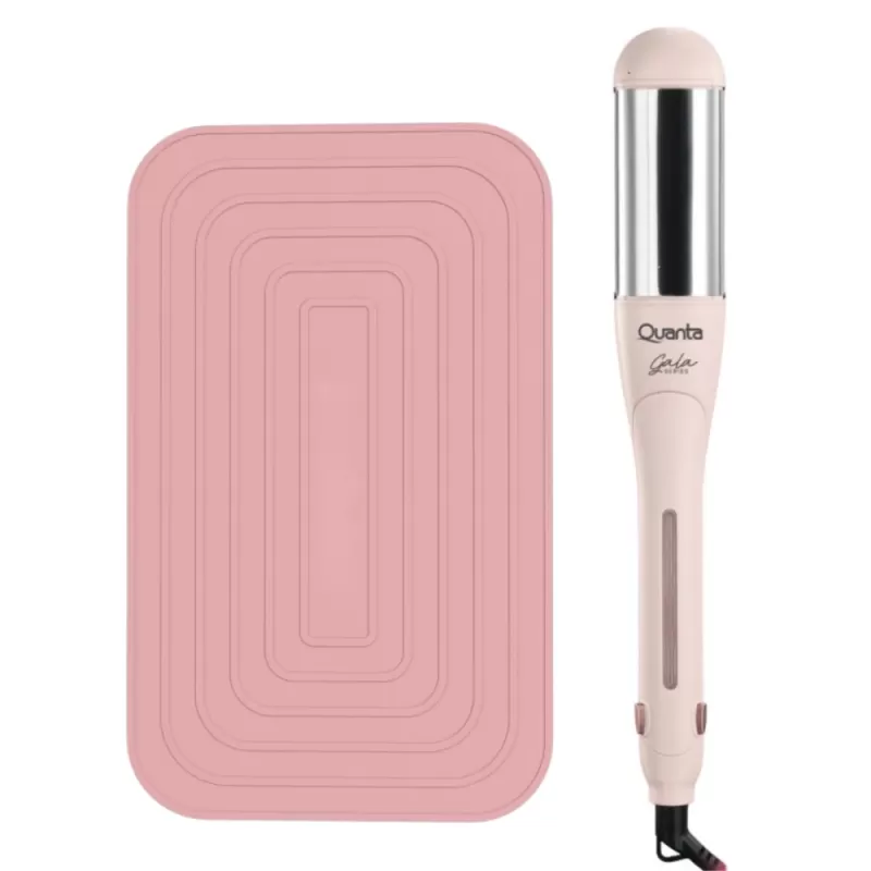 Alisador a Vapor Quanta Gala Aqua QTPV55 210°C 55W 2V -  Rose Gold