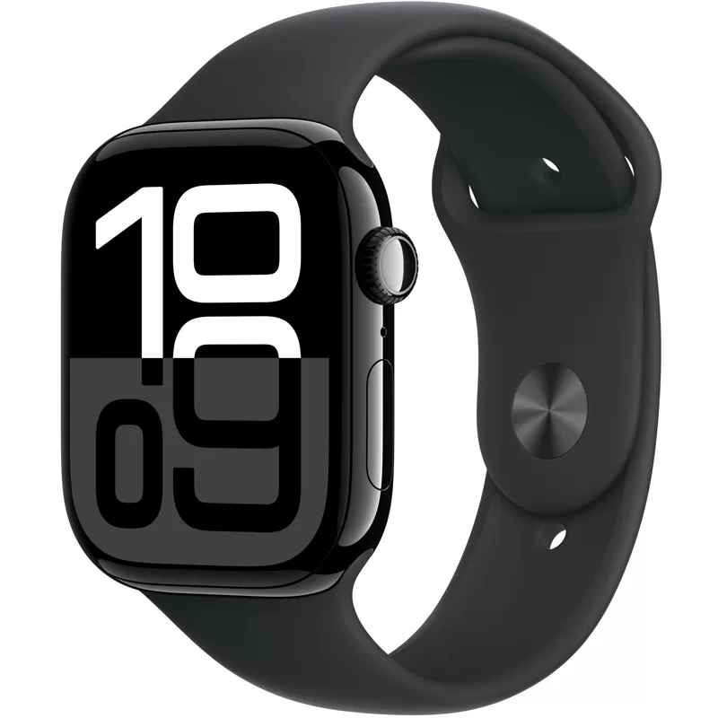 Apple Watch Series 10 MWWP3LW/A 46mm GPS - Aluminum Jet Black/Sport Band 