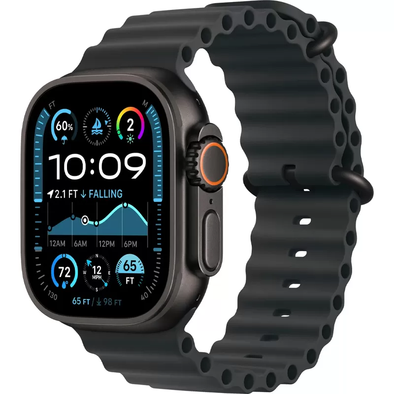 Apple Watch Ultra 2 MX4P3BE/A 49mm LTE (GPS + Celular) - Black Titanium/Ocean Band