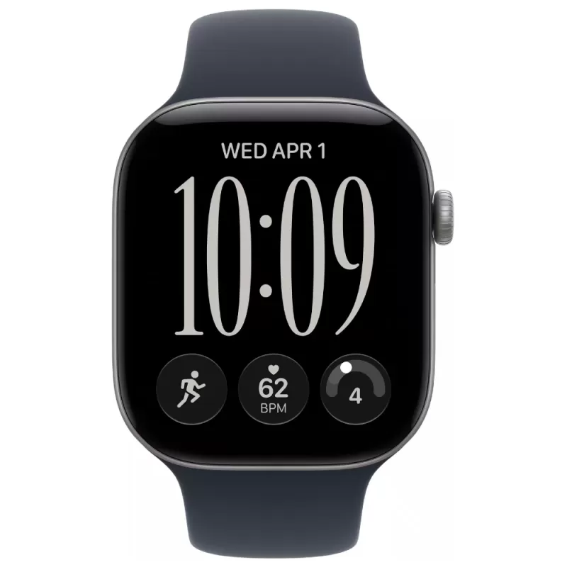 Apple Watch Series 12 MJEJ4LS/A 46mm GPS - Space Gray Aluminum/Navy Blue Sport