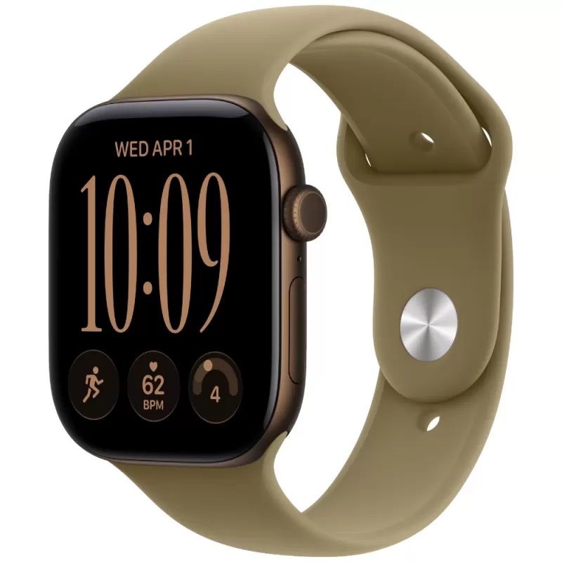Apple Watch Series 12 MJEU4LS/A 46mm GPS - Dark Bronze Aluminum/Olive Sport Band