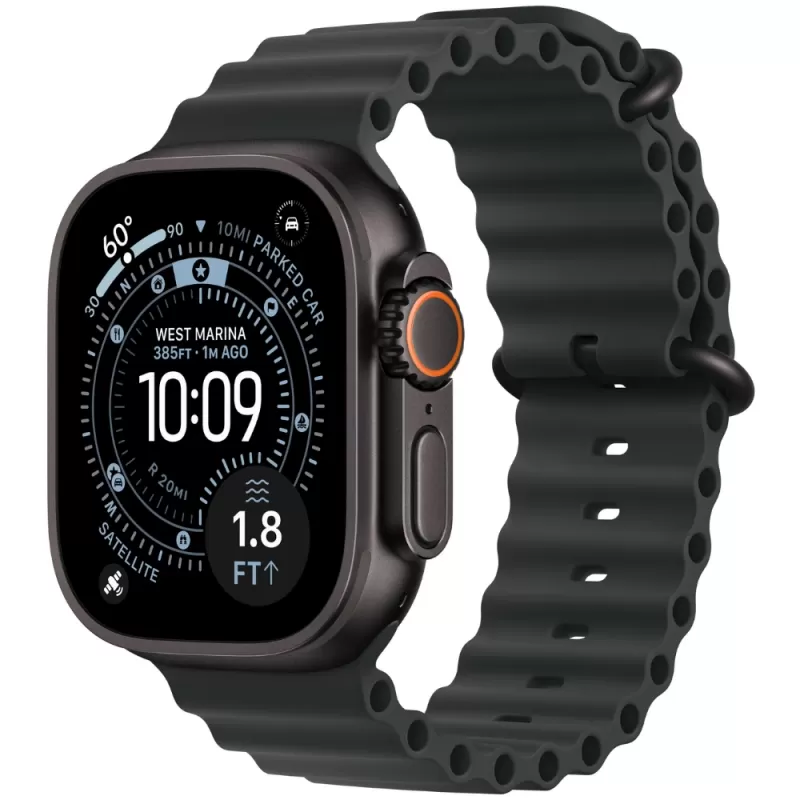 Apple Watch Ultra 3 MF0J4LW/A 49mm (GPS+Celular) - Black Titanium/Black Ocean Band