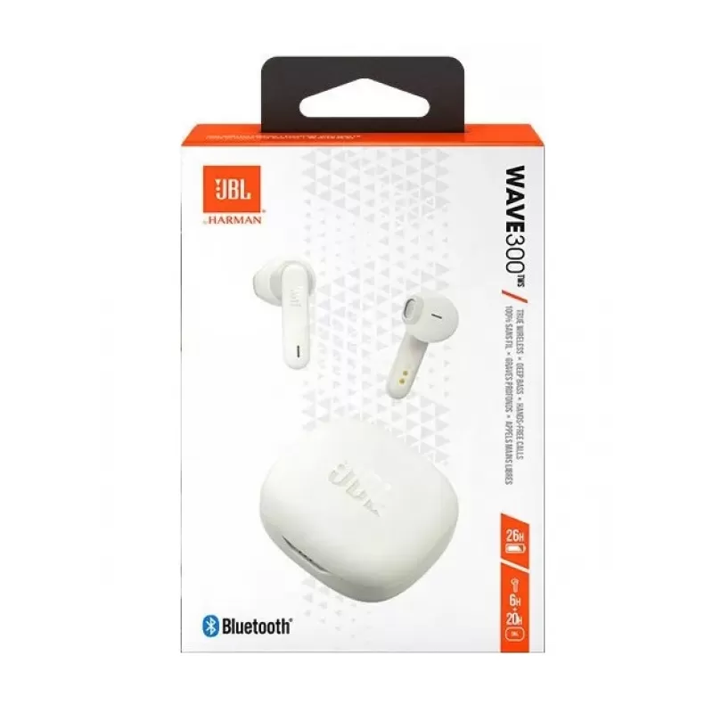 Auricular JBL Wave 300TWS Bluetooth - White